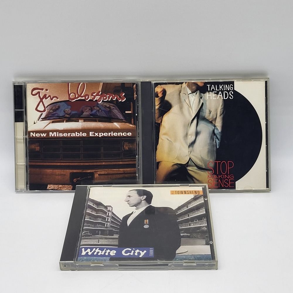 80's New Wave Alternative CD Lot (3) Talking Heads, Gin Blossoms, Pete Townsend